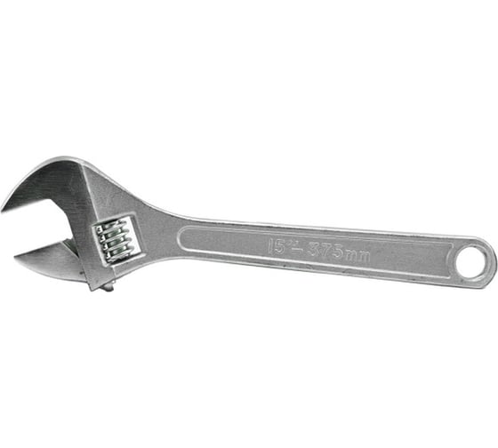 Изображение товара Разводной ключ Политех хромированный, 15", 375 мм 2775035