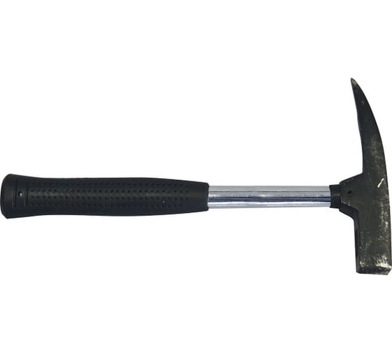 Изображение товара Молоток кровельщика Политех 600 г, кованый, металлическая прорезиненная рукоятка 2534163