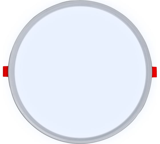 Изображение товара Светодиодная встраиваемая панель OGM с регулировкой, 20вт, 1500лм, 6500к, 230х230x24мм, круг / LP-12