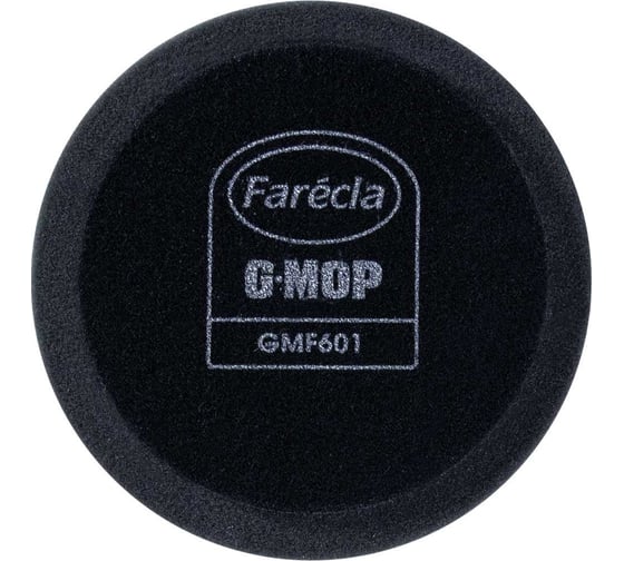 Изображение товара Полировальный круг для финишной пасты Farecla G Mop 6 Finishing Foam мягкий, черный, 150 мм, 2 шт GMF601