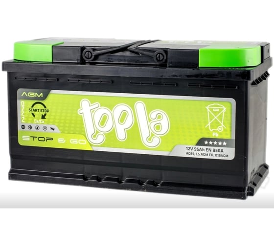 Изображение товара Автомобильный аккумулятор TAB Topla agm stop-go 6ст-95.0 114090