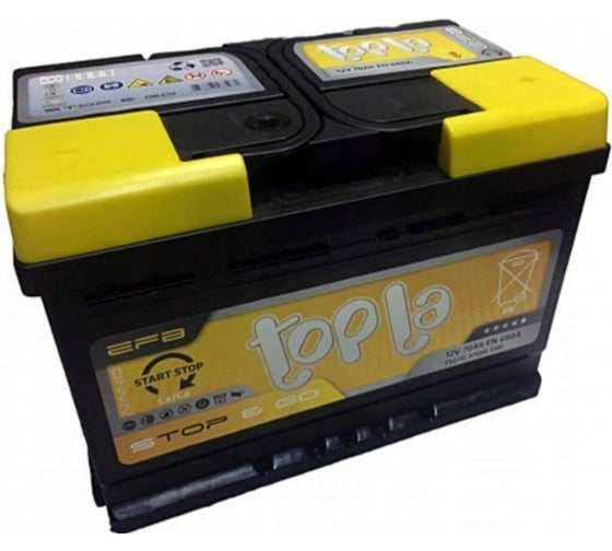 Изображение товара Автомобильный аккумулятор TAB Topla efb stop-go 6ст-70.0 112070
