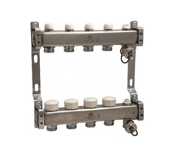 Изображение товара Коллекторный блок для теплого пола и радиаторного отопления 1x3/4EU отв.-11 Gekon GK 73111