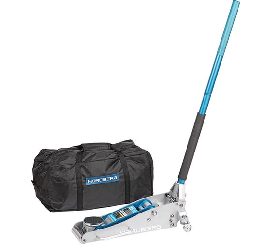 Изображение товара Подкатной домкрат NORDBERG 1.5 т, алюминиевый, в сумке N32015