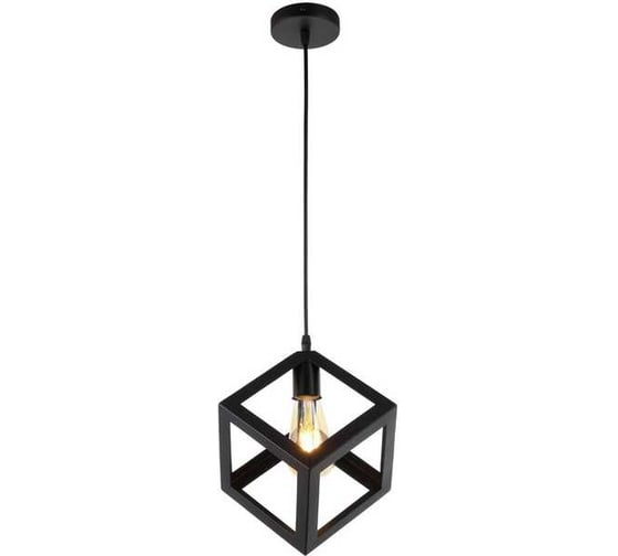 Изображение товара Подвесная люстра De Fran E27 220В 60Вт ГРОГ металл черный d22*h22см, N, SP5-1711-1BK