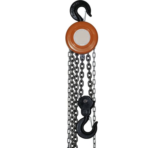 Изображение товара Цепная ручная таль АвтоDело 5.0 т, 3 м 43750 13945