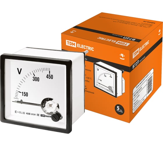 Изображение товара Вольтметр TDM В72П 450В-1.5 SQ1102-0135