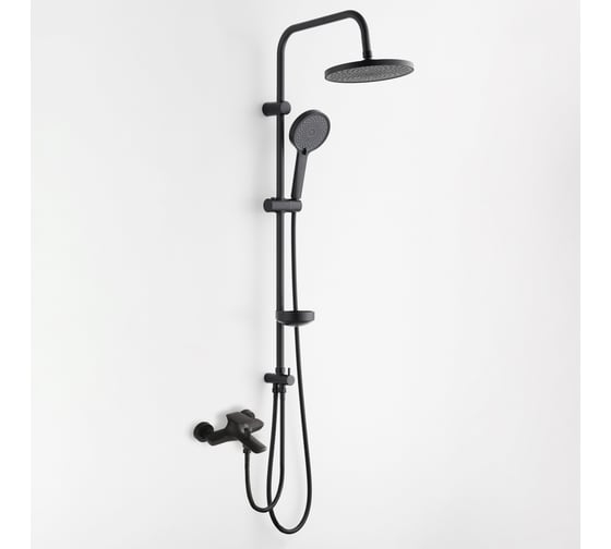 Изображение товара Душевая стойка с тропическим душем и смесителем с изливом BOND B03-9588