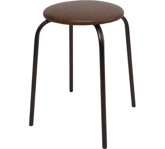 Изображение товара Табурет MODULE`S TYLE 22 радиус, шоколад печать/антик медь ВИ0064