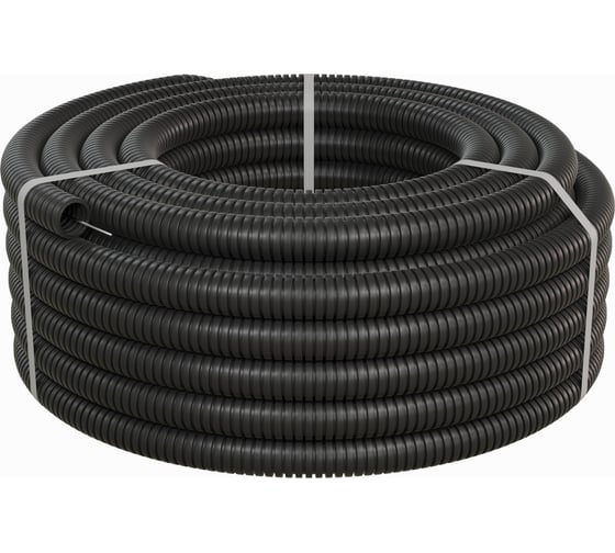 Изображение товара Труба ПНД Экопласт гофрированная легкая, с зондом диаметр 40 мм, 20м 20140-20