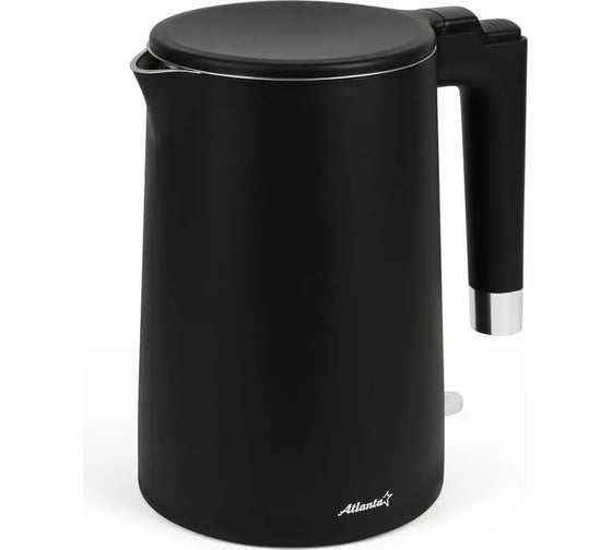 Изображение товара Электрический двухстенный чайник Atlanta ATH-2449 black