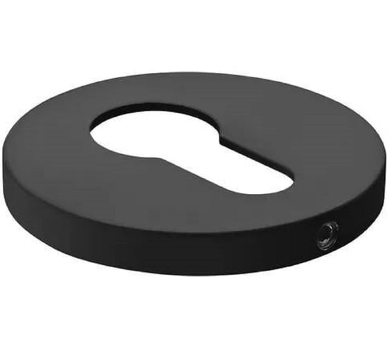 Изображение товара Дверная накладка MORELLI MH-KH-R6 BL, на ключевой цилиндр, на круглой розетке 6 мм, цвет - чёрный 9014669