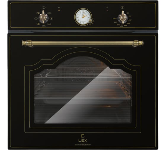 Изображение товара Встраиваемый электрический духовой шкаф LEX Edm 077c bl CHAO000387