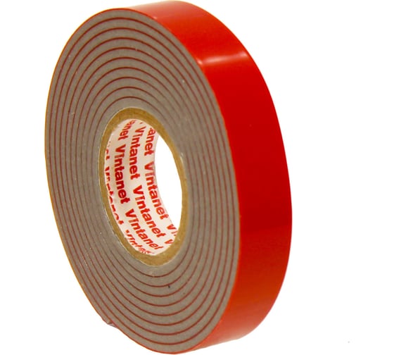 Изображение товара Монтажная клейкая двусторонняя лента Vintanet 3535, низкотемпературная, 12 мм х 1,5 м 12MMX1,5M