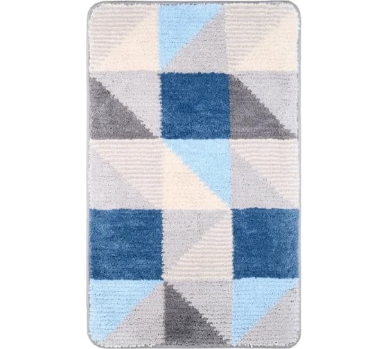 Изображение товара Коврик для ванной серо-голубой FIXSEN VISA FX-5005X