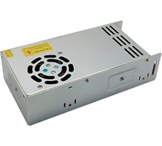 Изображение товара Блок питания с вентилятором для светодиодной ленты Ecola Led strip power supply 400w 220v-24v, ip20 D2L400ESB