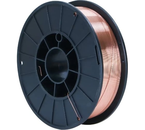 Изображение товара Проволока сварочная омедненная 0.8 мм, масса 5 кг Bridge А05068