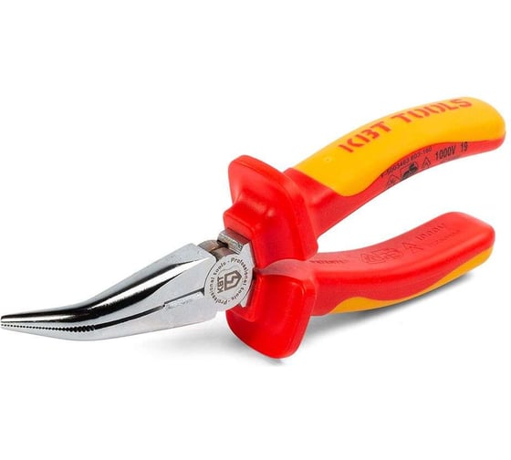 Изображение товара Изогнутые диэлектрические длинногубцы КВТ Профи 160 мм 79220