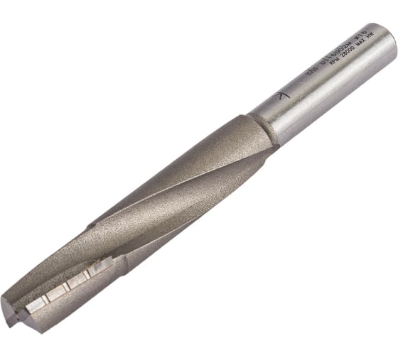 Изображение товара Фреза спиральная паз под замок (16х25х130 мм; Z2; хвостовик 12 мм) WPW DT16002M