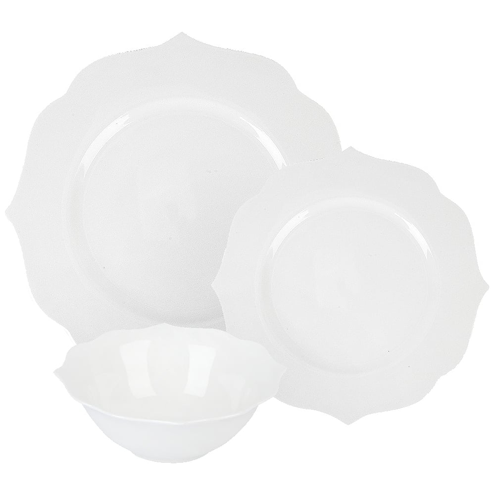 Изображение товара Столовый набор Nouvelle belle на 4 персоны 12 предметов из фарфора