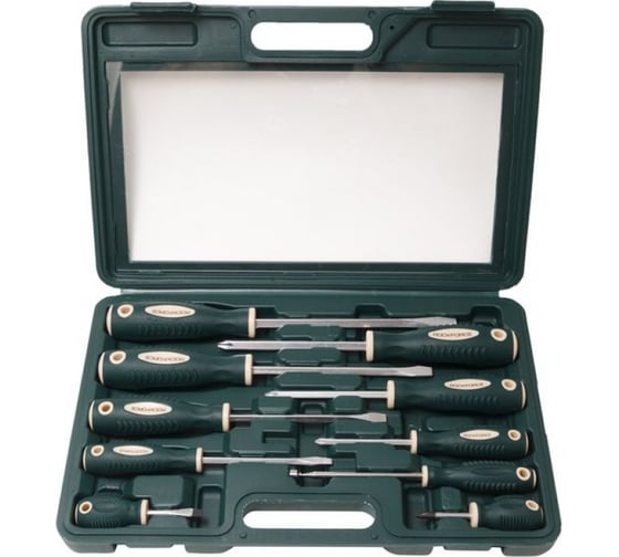 Изображение товара Набор магнитных отверток Rockforce Profi, 10 предметов RF-7010A(27193)