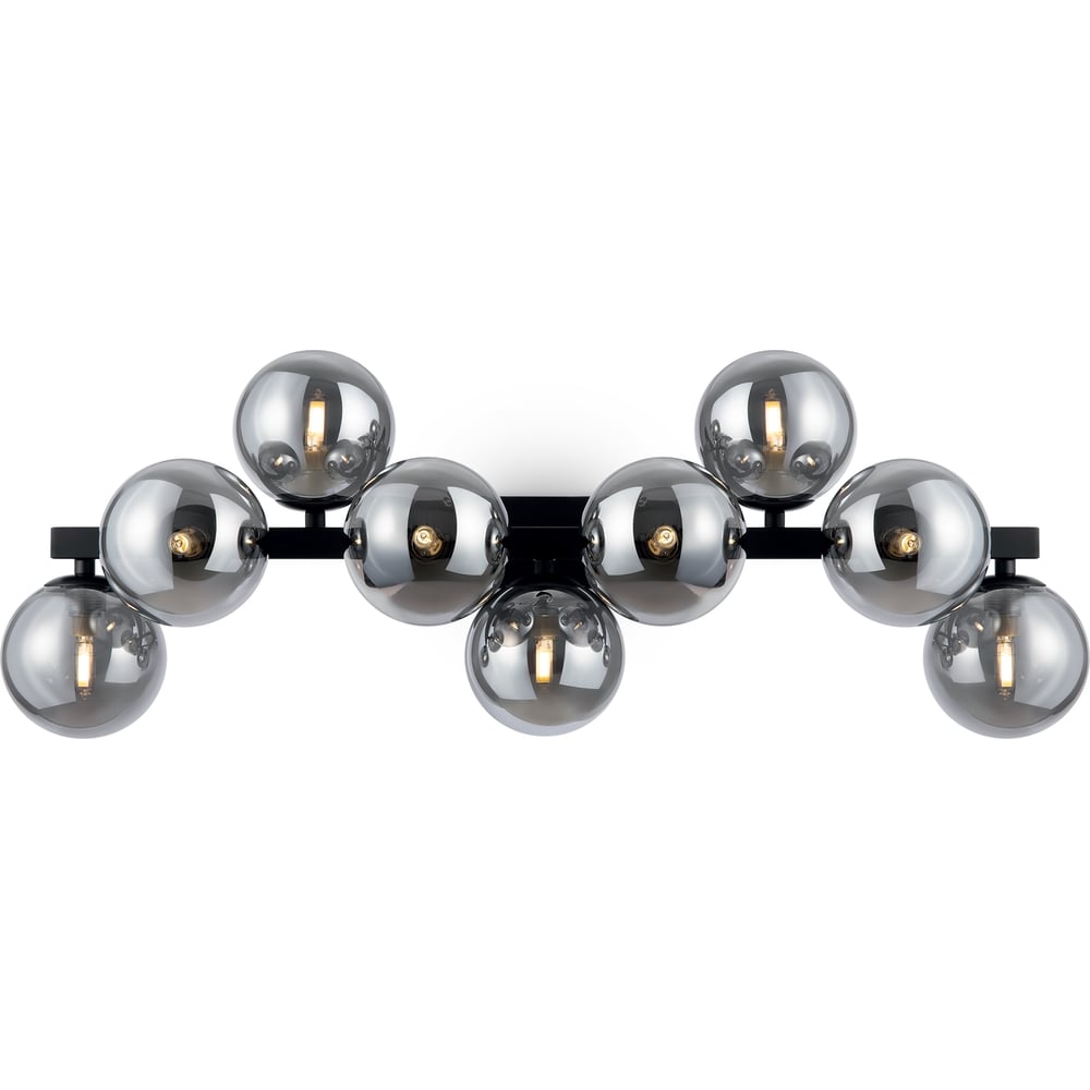 Изображение товара Настенный светильник MAYTONI dallas 9 ламп G9 модерн черный металл стекло