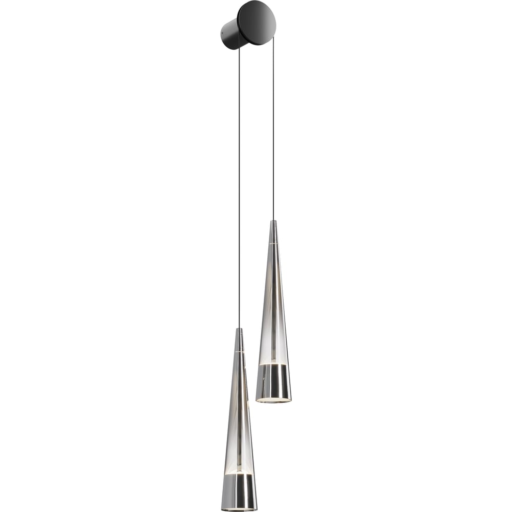 Изображение товара Настенный светильник MAYTONI sintesi LED 24W хром с стеклянным плафоном