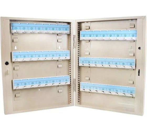 Изображение товара Шкаф Точка Безопасности на 32 ключа, сталь, 320x400x60 мм, серый gwrB61