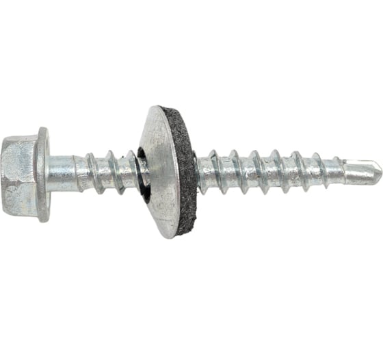 Изображение товара Кровельный саморез Kenner цинк, с шайбой EPDM, PT-3, 4,8x35, фасовка 250 шт. ск4835ф