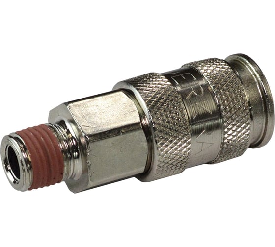Изображение товара Соединение пневматическое быстроразъёмное 1/4"M WIEDERKRAFT WDK-820SMA