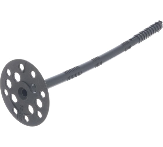 Изображение товара Дюбель для теплоизоляции Метизный двор 10х200 с металлическим гвоздем, 50 шт. 4690441031112