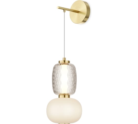 Изображение товара Настенный светильник (бра) MAYTONI pattern led 18w металл золото MOD267WL-L18G3K