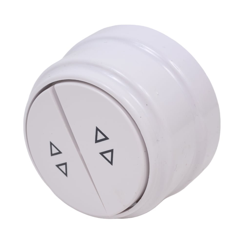 Изображение товара 2-клавишный проходной выключатель Bylectrica 10А Ретро белый