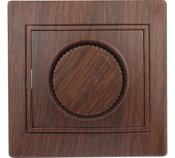 Изображение товара Поворотный светорегулятор Intro 140110 600Вт 230В, IP20, СУ, Plano, венге Б0030092