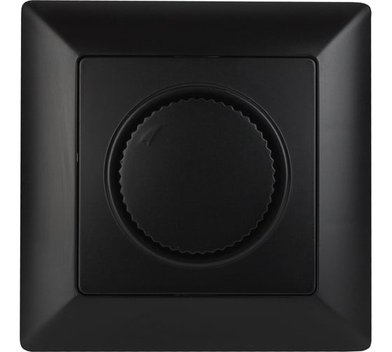 Изображение товара Поворотный светорегулятор Intro 440105 600Вт 230В, СУ, Solo, антрацит Б0043400