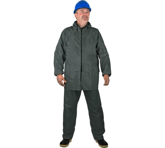 Изображение товара Влагозащитный костюм-дождевик БЕРТА 888-48-50 зеленый, рост 170-176