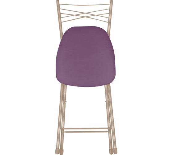 Изображение товара Складной стул Nika ССН1/9 морозный сливовый/бежевый металлик