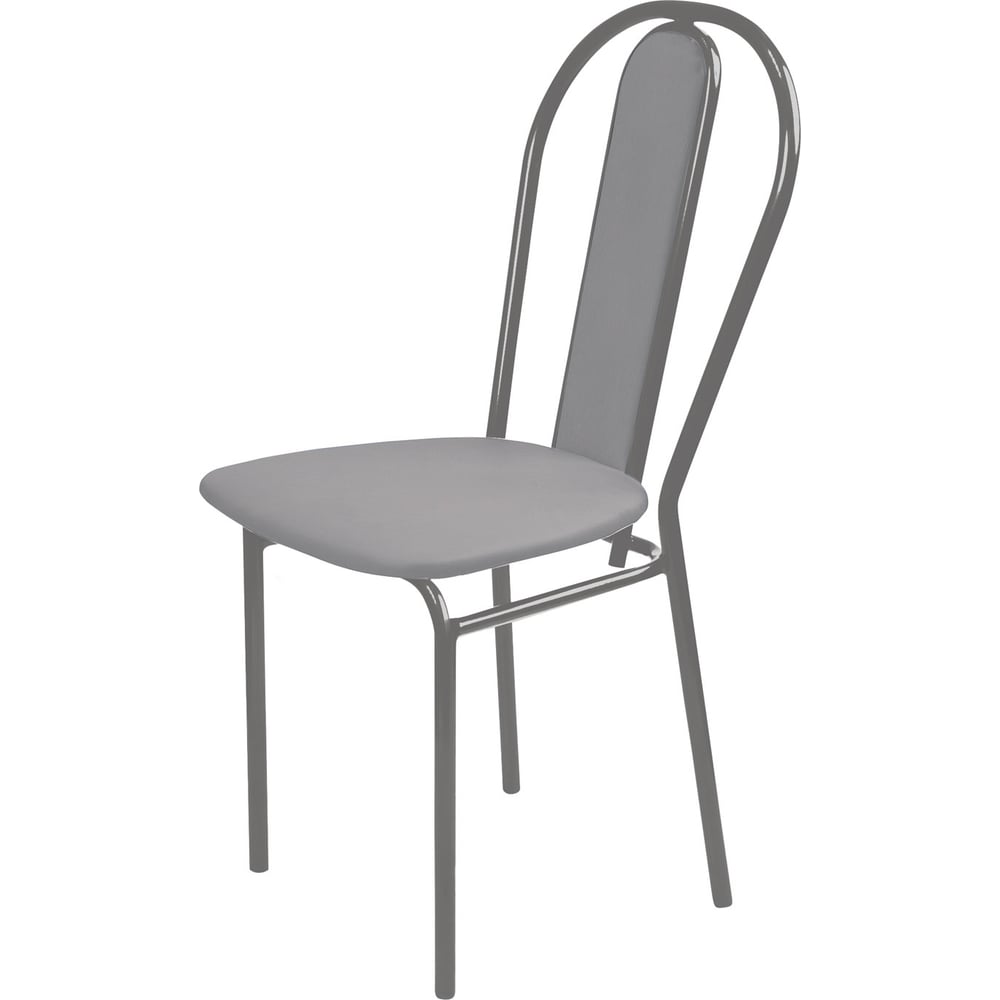 Изображение товара Современный стул Nika СТ3-1/ТС темно-серый из металла и экокожи