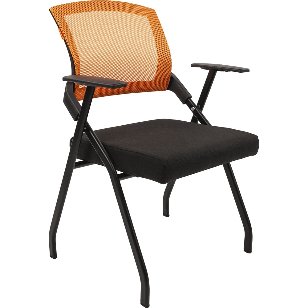 Изображение товара Офисное кресло CHAIRMAN NEXX черный оранжевый современное без регулировок