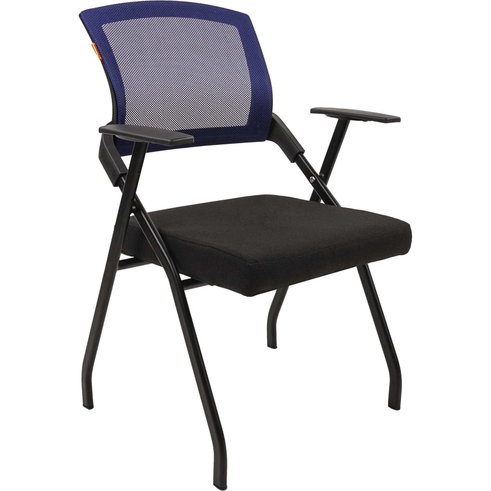 Изображение товара Офисное кресло CHAIRMAN NEXX черный с синим, современное комфортное для офиса