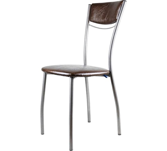 Изображение товара Стул MODULE`S TYLE Веста с мягкой спинкой, коричневый перламутр/хром ВИ0030