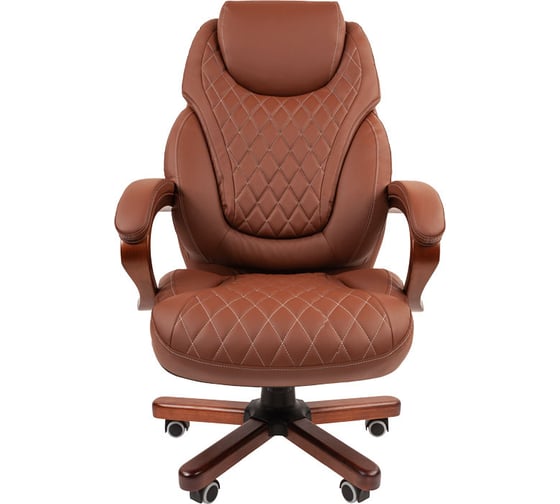 Изображение товара Офисное кресло CHAIRMAN 406 экопремиум коричневое N 00-07117086