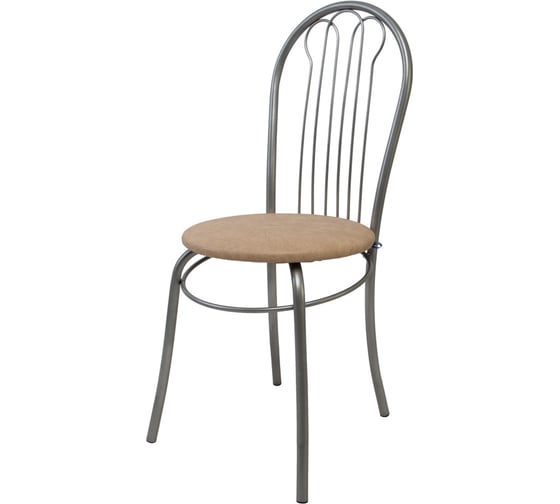 Изображение товара Стул MODULE`S TYLE Тюльпан бежевый печать/хром ВИ0019