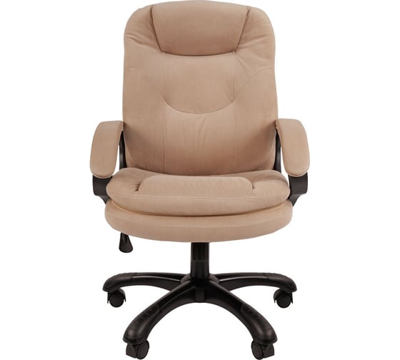 Изображение товара Кресло CHAIRMAN Home 668 ткань Т-6 бежевый черный пластик 00-07127999