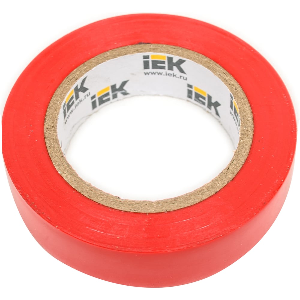 Изображение товара Изолента IEK Mixtape 7 0.15x15 мм, красная, 10 м EX-IZ10-C15-15-10-K04