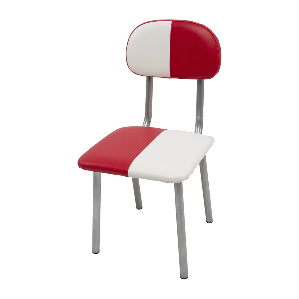 Изображение товара Детский стул MODULE'S TYLE 3 группа красный белый хром ВИ0046