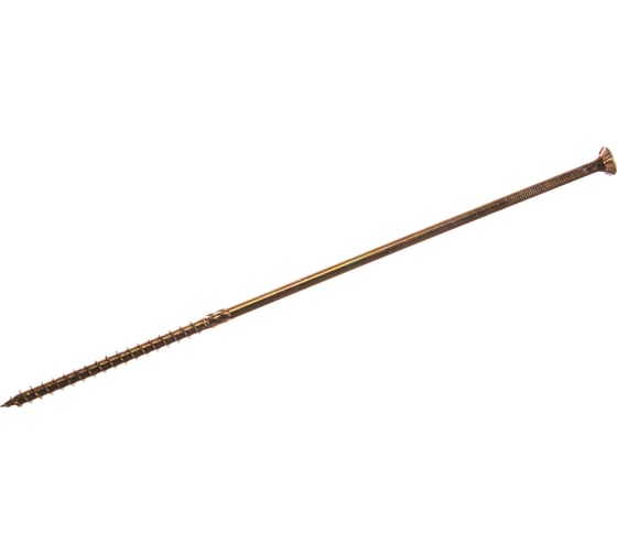 Изображение товара Саморез по дереву HIMTEX проф. желт. потай Torx 40 8x300 50 шт. 08300Fh