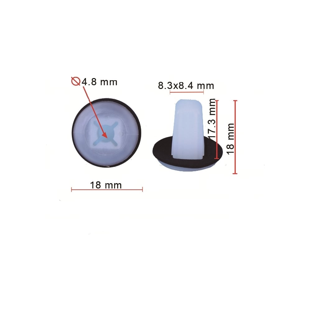 Крепеж 50 шт AVERS 86910-22000-50