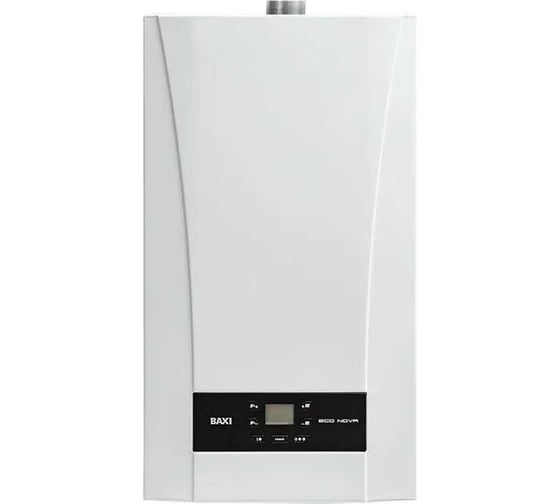 Изображение товара Газовый настенный котел Baxi ECO Nova 1.31F, 31 кВт, одноконтурный, закрытая камера сгорания, белый 100023035