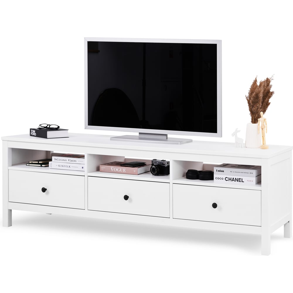 Изображение товара ТВ-тумба Лузалес КЫМÖР 183х57х47 белая для гостиной и спальни